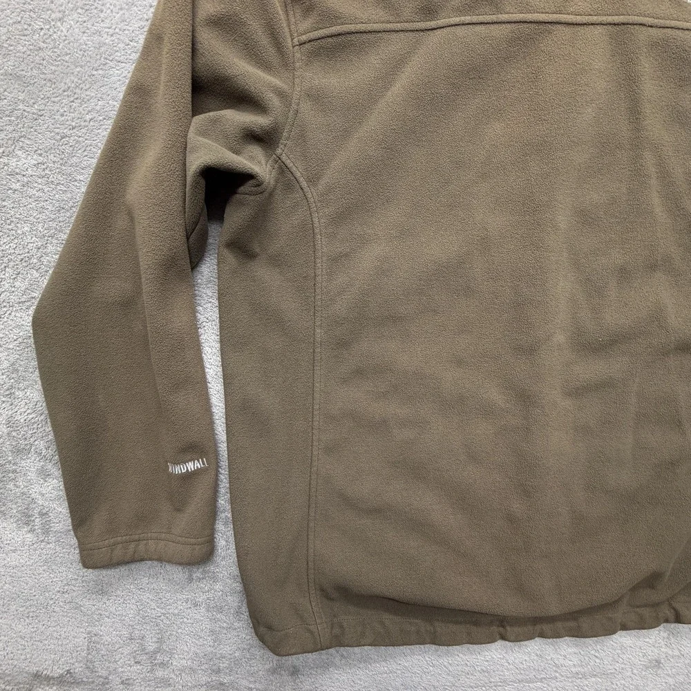 The‎ North Face Jacket Mens XL Brown Windwall Full Zip Lined Pockets Outdoor